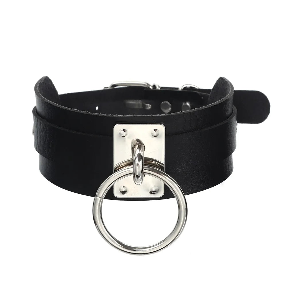 Goth Black Choker Collar for Women Punk Gothic Chockers Halloween Cosplay Jewelry  Costume Accessory