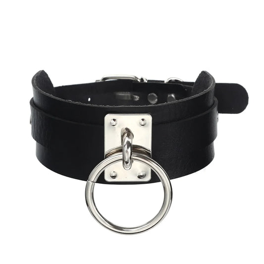 Goth Black Choker Collar for Women Punk Gothic Chockers Halloween Cosplay Jewelry  Costume Accessory
