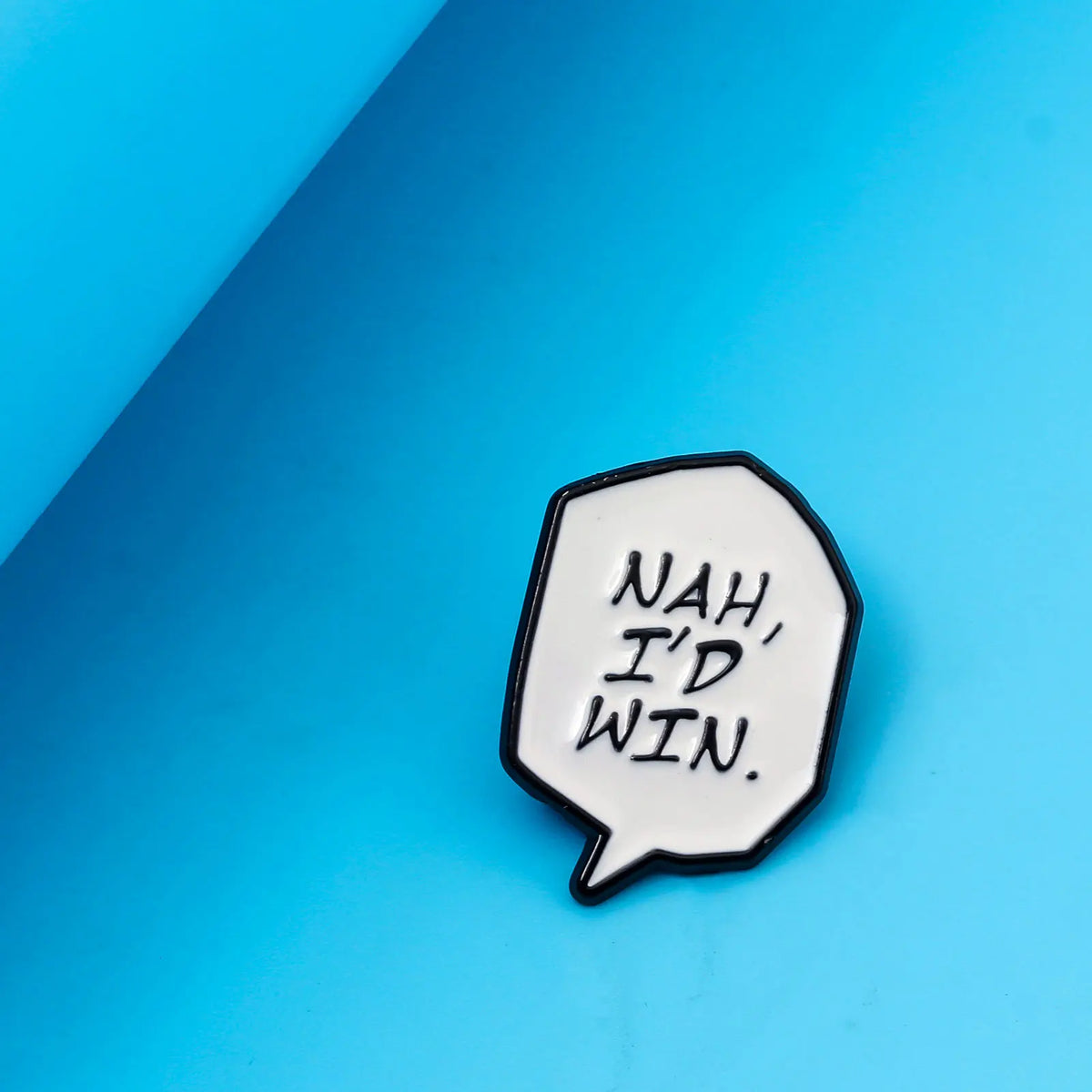 Anime Jujutsu Kaisens Metal Enamel Brooch English Letters NAH ID WINK Pin Cosplay Props Fans Gift Men Women Backpack Jewelry