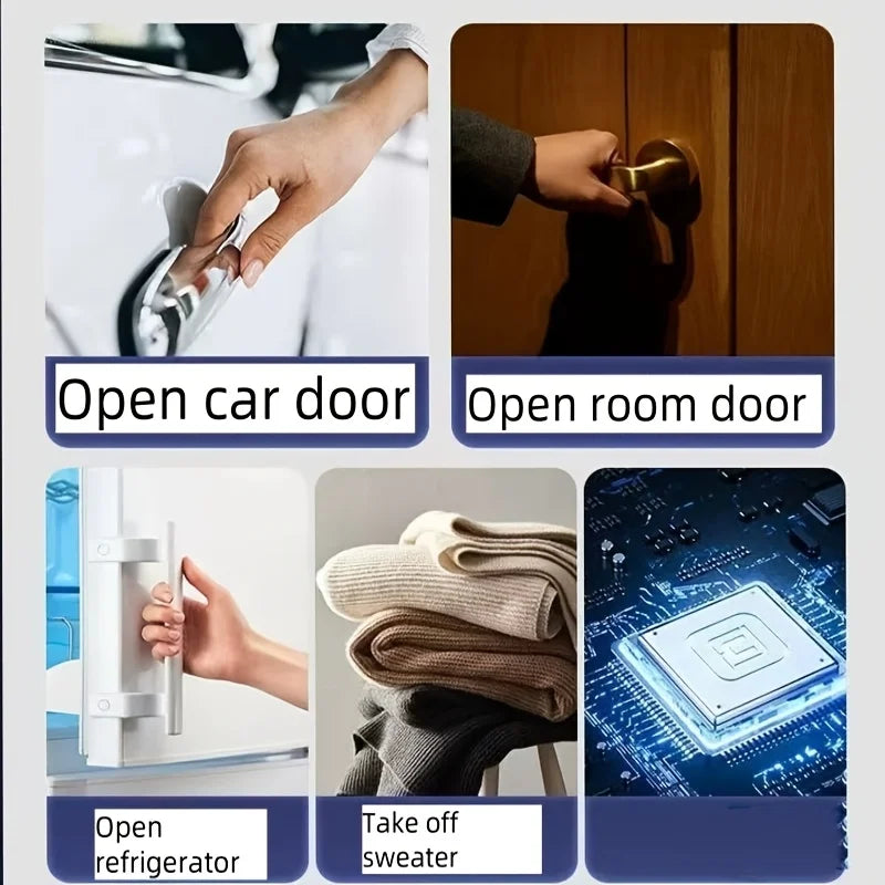 Static Rod Electrostatic Discharger Portable Anti-Static Keychain Winter Dry Climate Static Antistatic Car Supplies