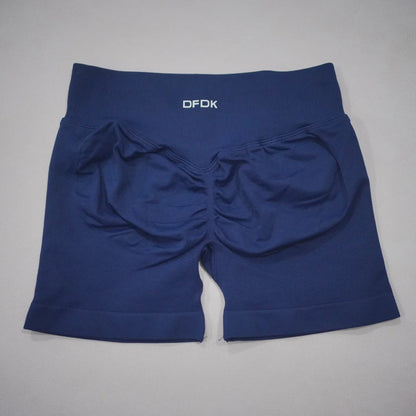 DFDK 2026 New Women Scrunch Butt Yoga Shorts High Waist Hip Lifting Push Up Squat Proof Sports Shorts Gym Workout Running Fitnes