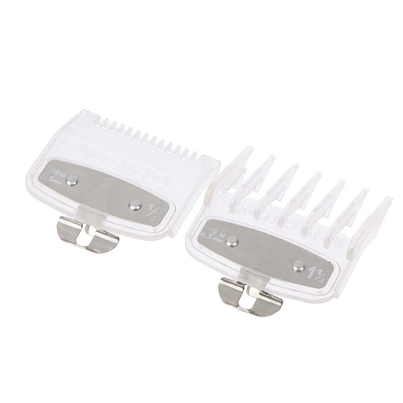 2PCS Hair Clipper Guide Comb Cutting Limit Combs Standard Guards Attach Parts
