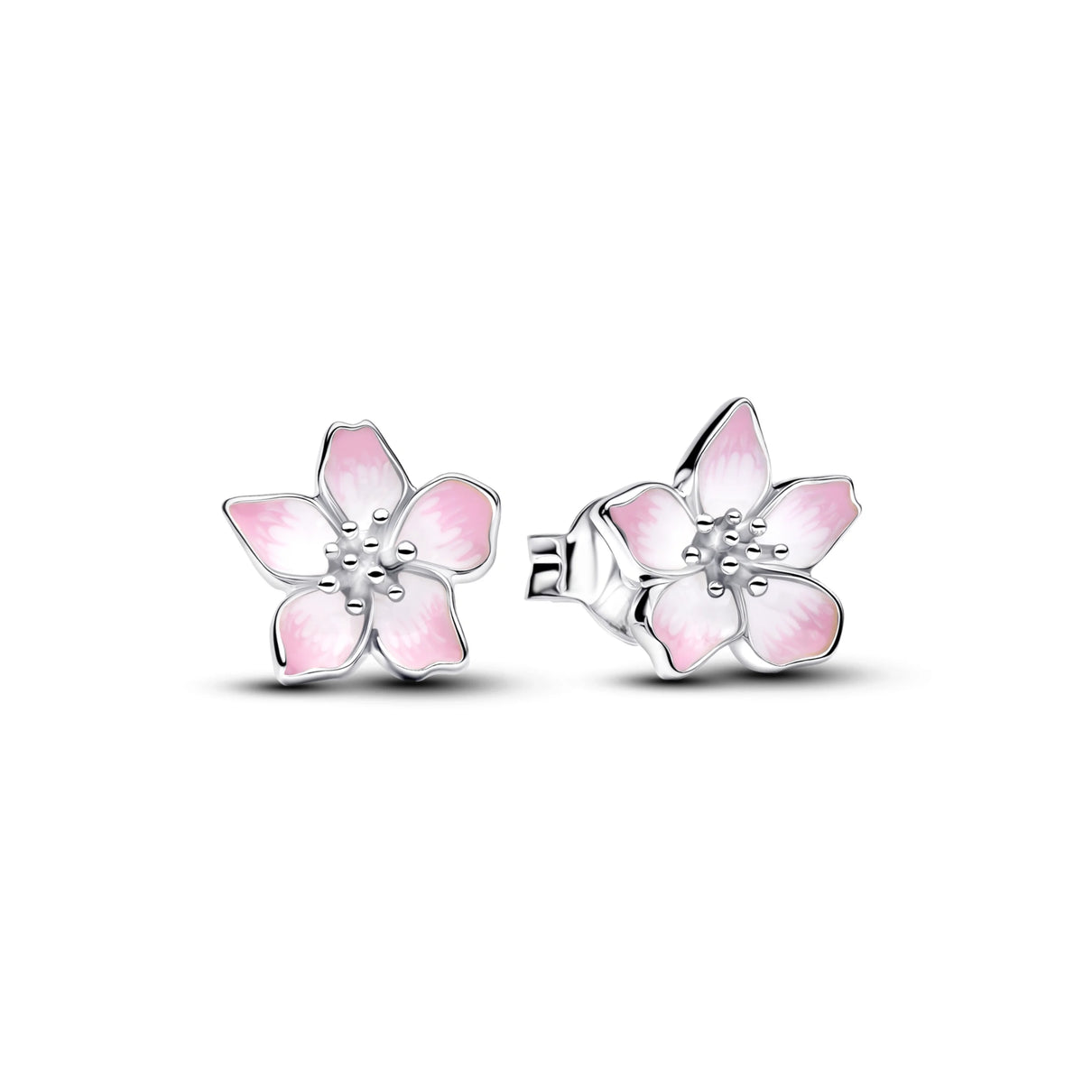 925 Sterling Silver Floral Necklaces Stud Earrings Charms Four‑Leaf Clover Sugar Skull Tiger Ghost Beads Fit Bracelet Jewelry
