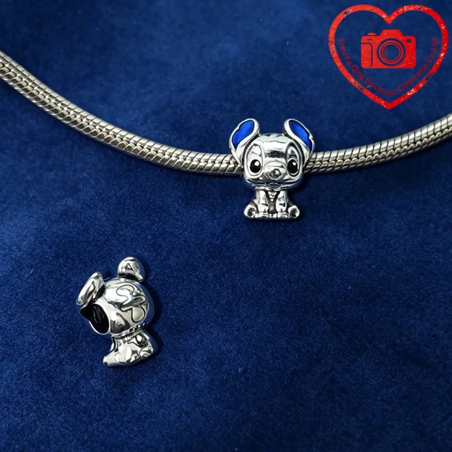 New Original Charms DIY Women Jewelry Gifts Fox Rabbit Chicken Pig Pet Dog Elephant Beads Fit 925 Silver Bracelets Accessories