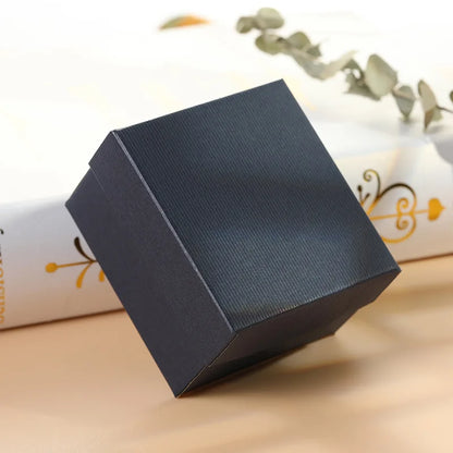 12PCS Packaging and Display Watch Boxes Gifts Black Boxes Paper Decorative Bracelet Boxes Paper Jewellery Accessories