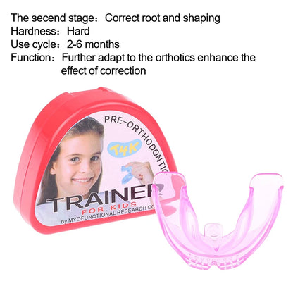 1pc Teeth Trainer for Kids Children Teeth Orthodontic Appliance Dental Alignment Braces Mouthpieces Phase Soft and Hard