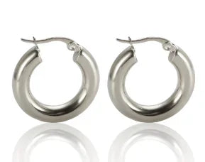 Stainless Steel Exaggerated Large Waterproof Hoop Earrings
