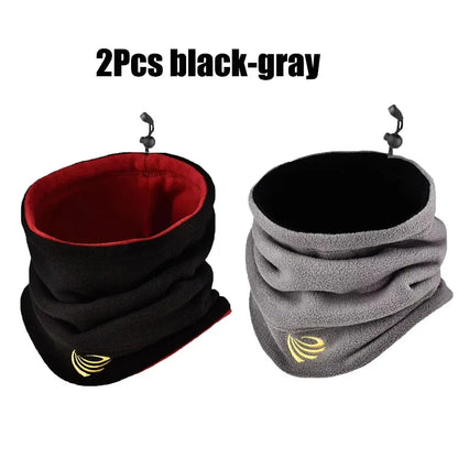 2/6pcs Fashion Winter Camping Warm Fleece Neck Gaiter Ski Tube Scarf Snowboard Face For Men & Women Outdoor Cycling Cold-proof