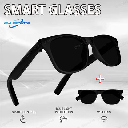 New Camera Control Smart Glasses 2025 Music Sunglasses Headphones Wireless Bluetooth Call Headset HIFI Audio Glasses For Android