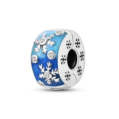 Original 925 Sterling Silver Clip Charm Inlaid Zircon Cat Butterfly Charm Silicone Spacer Beads For Women Bracelet DIY Jewelry