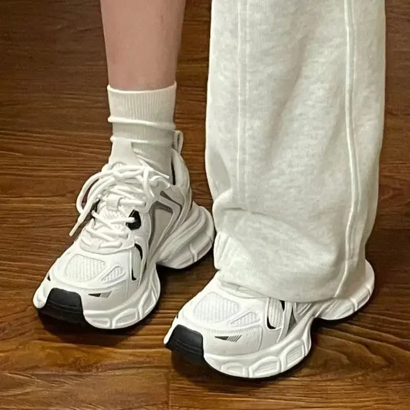 Women's White Luxary Sneakers 2026 Mesh Breathable Shoes for Women Summer Sports Running Casual Ladies Fitness Vulcanize Shoes