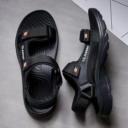 2026 Men Sandals Summer Leisure Beach Holiday Sandals Men Shoes New Outdoor Sneakers Male Retro Comfortable Casual Sandals Men