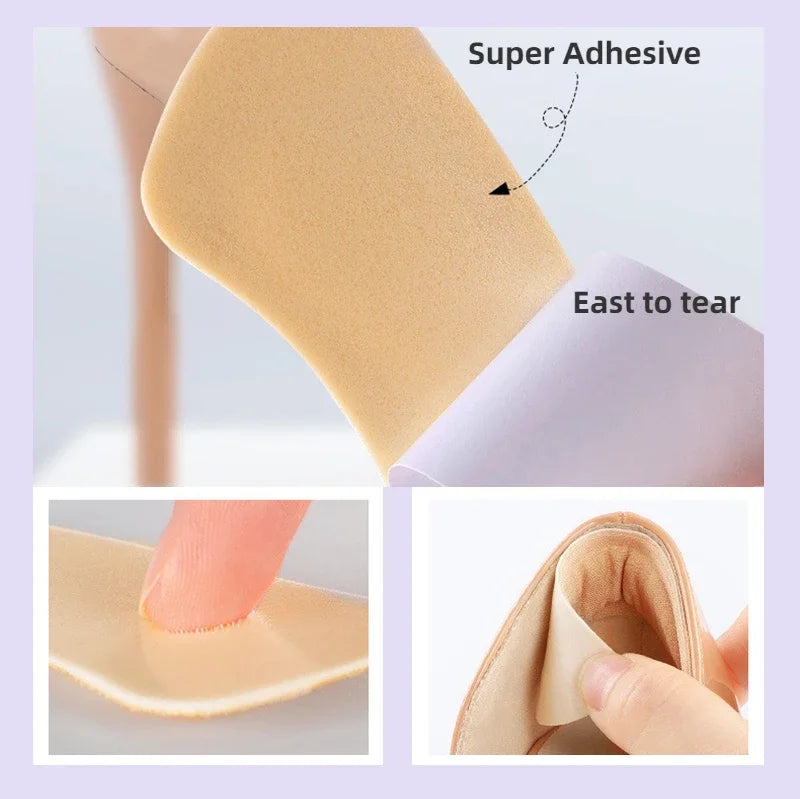 Women Insoles for Shoes High Heel Stickers Adjust Size Adhesive Heels Insert Feet Protector Sticker Pain Relief Foot Care Pad
