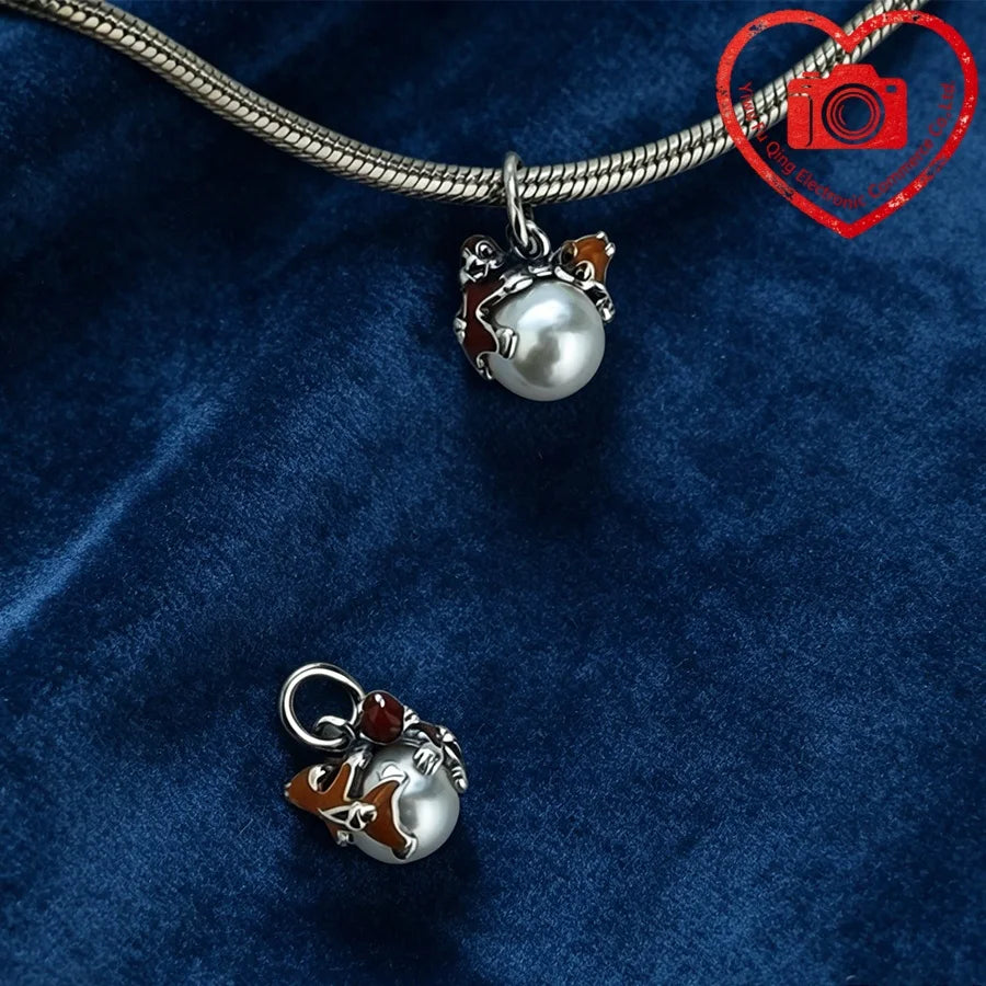 New Original Charms DIY Women Jewelry Gifts Fox Rabbit Chicken Pig Pet Dog Elephant Beads Fit 925 Silver Bracelets Accessories