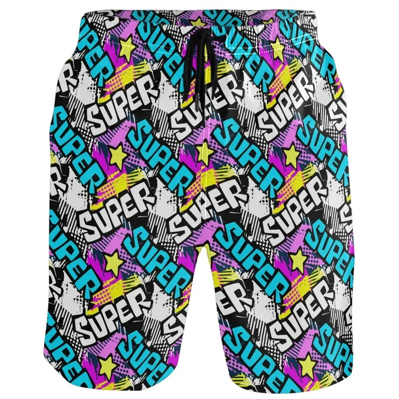 Fun Animal Pig 3D Print Sports Quick-Dry Breathable Men Shorts Outdoor Street Vacation Beach Leisure Parent-child Clothing Pants