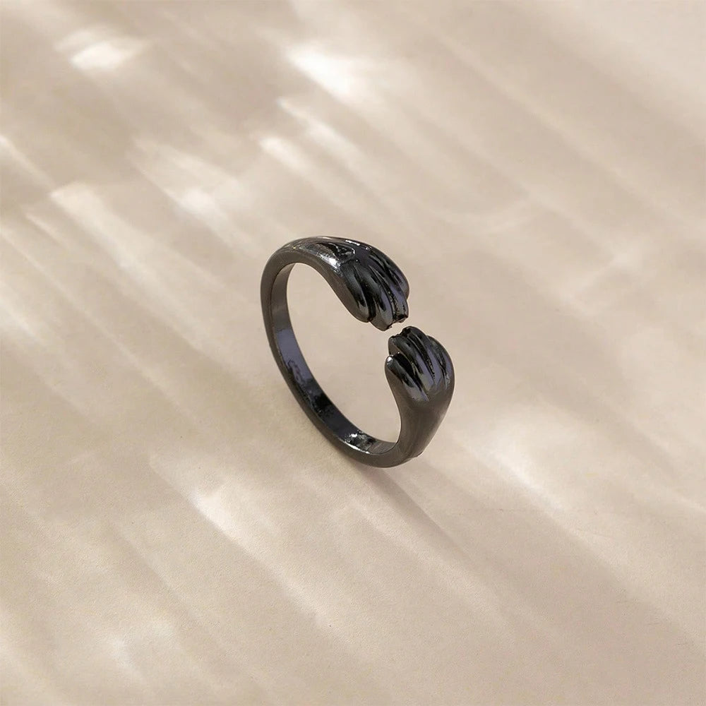 A Fashionable and Creative New Style Cat and Puppy Paw Print Open Ring
