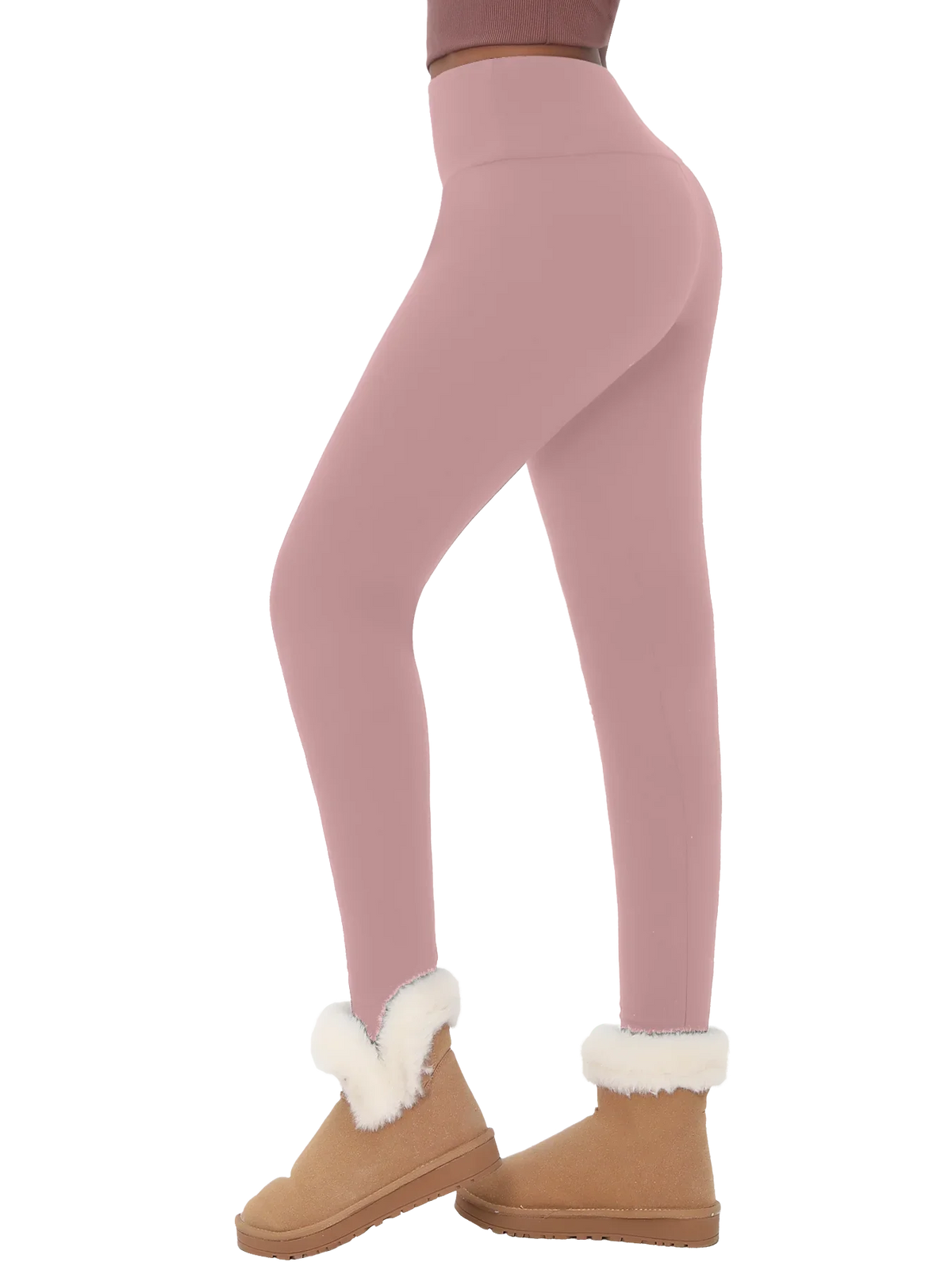 Women's High-Waisted Fleece-Lined Leggings