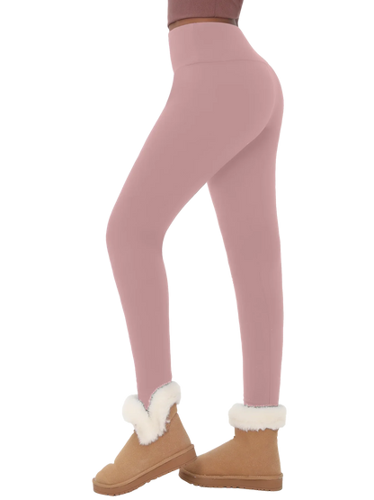 Women's High-Waisted Fleece-Lined Leggings