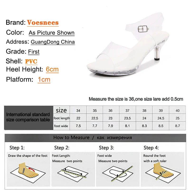 Women's Clear-Strap Heels in Sandal & Mule Options