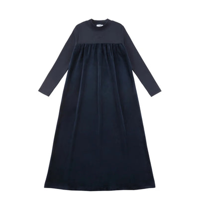 AP AW26 Friday Night Collection Boy Girl Velour With Jersey Fabric Family Matching Clothing Maxi Dress Set Clothes