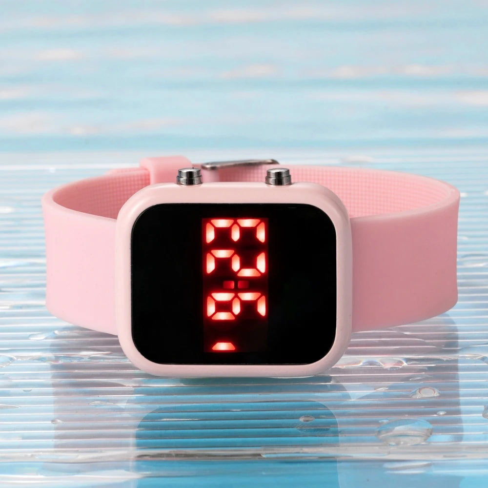 Top Brand Unisex LED Digital Watch Fashion Waterproof Sports Watches for Boys Girls Student Casual Wristwatch for Men Women