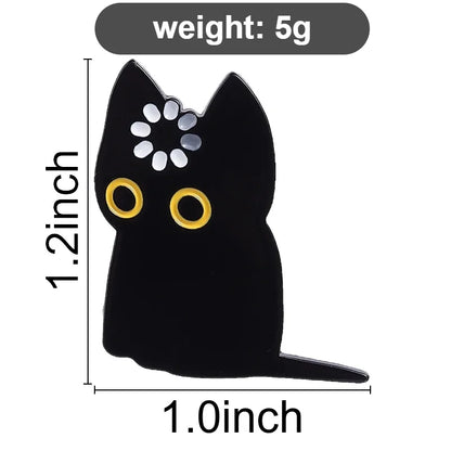 Black Cat Void Loading Enamel Pins Cartoon Kitten Memes Brooch Lapel Badges Fun Animals Jewelry Gift for Friends