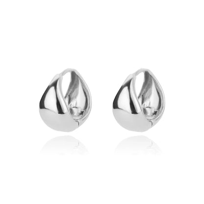 Geometric Square Hoop Earrings for Women Stainless Steel Gold Color Earrings 2024 Trend New In Piercing Jewelry Wedding Gift