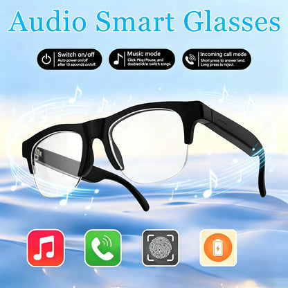 NEW Smart Glasses V5.3 Bluetooth Call High Quality Headphones Outdoor Sports Sunglasses Anti-touch UV Music Player for Men Women