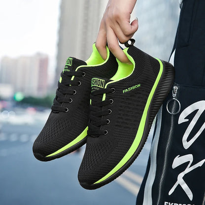 Sneakers Men Running Walking Knit Shoes Fashion Casual High Quality Sport Athletic Gym Lightweight Men Casual Shoes