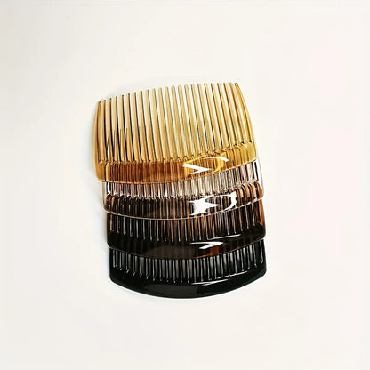 3pcs Fashionable French Style23Toothed Comb - Anti-slip and Durable ABS Plastic, Suitable for All Hair Types