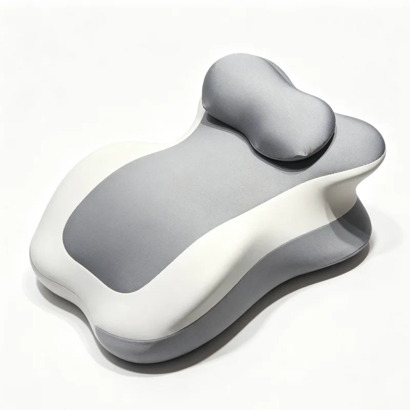 Wedge Memory Foam Pillow Ergonomic Multi-Positional Body Pillow with Removable Cover Soft Support Pillow
