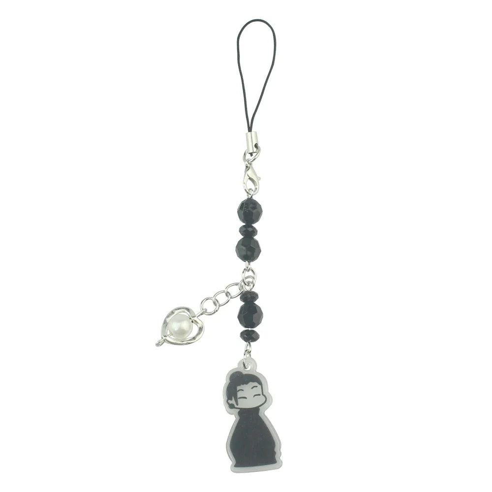 Anime Keychain Geto Suguru Satoru Gojo JJK Phone Charm Accessories Pendant Keyring Bag Jewelry Gift