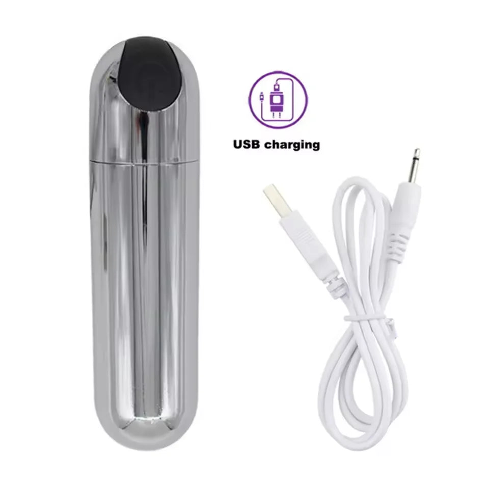 Mini Metal Bullet Vibrator Powerful Stimulate G Spot Vaginal of Female Masturbator Portable Massage Clitoral Adult Toys for 18+