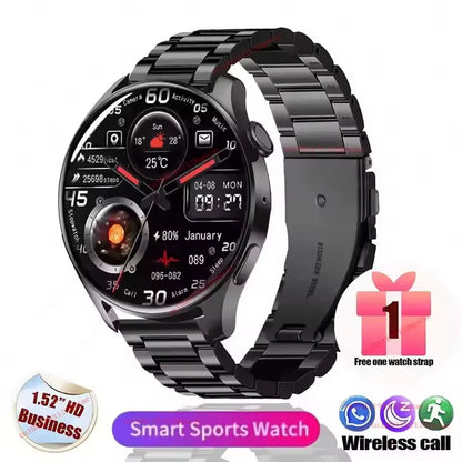 2026 New Smart Watch Men Women AMOLED HD Screen GPS Motion Trajectory Heart Rate Bluetooth Calls SmartWatch Waterproof Pk HT30