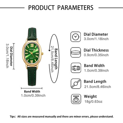 1-piece ladies' quartz watch, small and cute, no box included