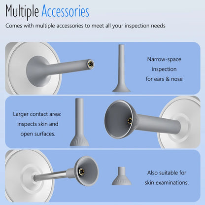 Digital Otoscope Camera 1.38'' Screen HD1080P Visual Ear Cleaner with 6LEDs Portable Video Ear Endoscope Ear Wax Removal Tool