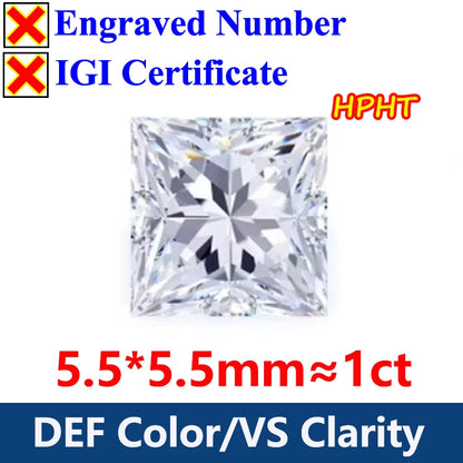 GH Color Oval HPHT Lab Grown Diamond No IGI Certificate 3EX DEF Color VS Clarity Pear CVD Lab Grown Diamond Gems
