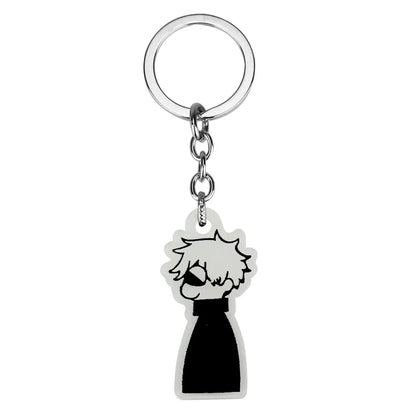 Anime Keychain Geto Suguru Satoru Gojo JJK Phone Charm Accessories Pendant Keyring Bag Jewelry Gift