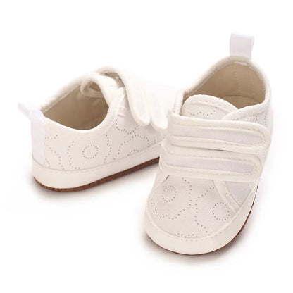 Baby Learning Walk Shoes, Cute Printed & Bow Sneakers, Soft Sole Casual Footwear for Infants 0-18M