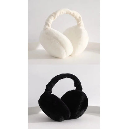 1/4/5pcs Soft Plush Ear Warmer Winter Warm for Women Men Fashion Solid Color Earflap Outdoor Cold Protection EarMuffs Ear Cover