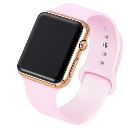 Simple Digital Watches for Woman Electronic Square Sport LED Men's Wristwatch Fashion Casual Silicone Ladies Clock Reloj Mujer