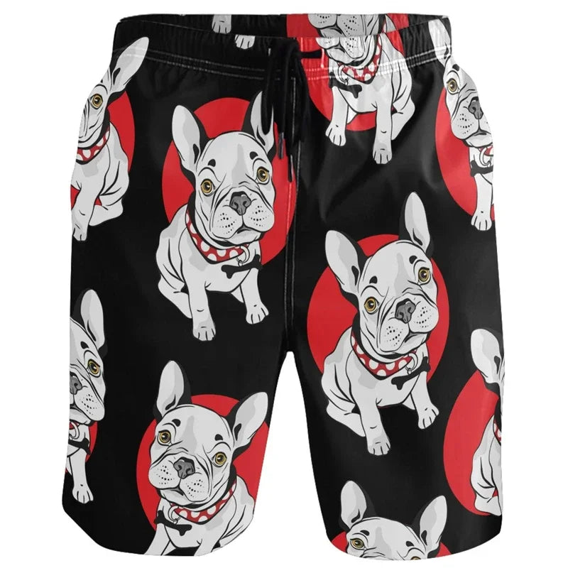 Fun Animal Pig 3D Print Sports Quick-Dry Breathable Men Shorts Outdoor Street Vacation Beach Leisure Parent-child Clothing Pants