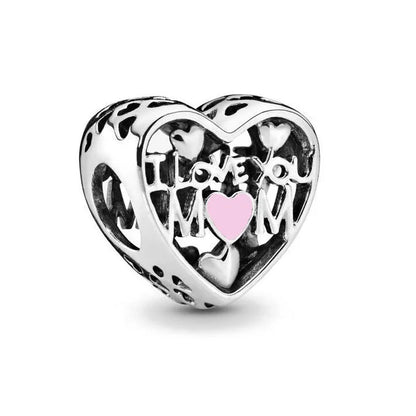 New Heart-Shaped, Charm Bead, Pig, Headphone ,Pendant Suitable For Bracelet Original DIY Exquisite jewelryaccessories 925 silver