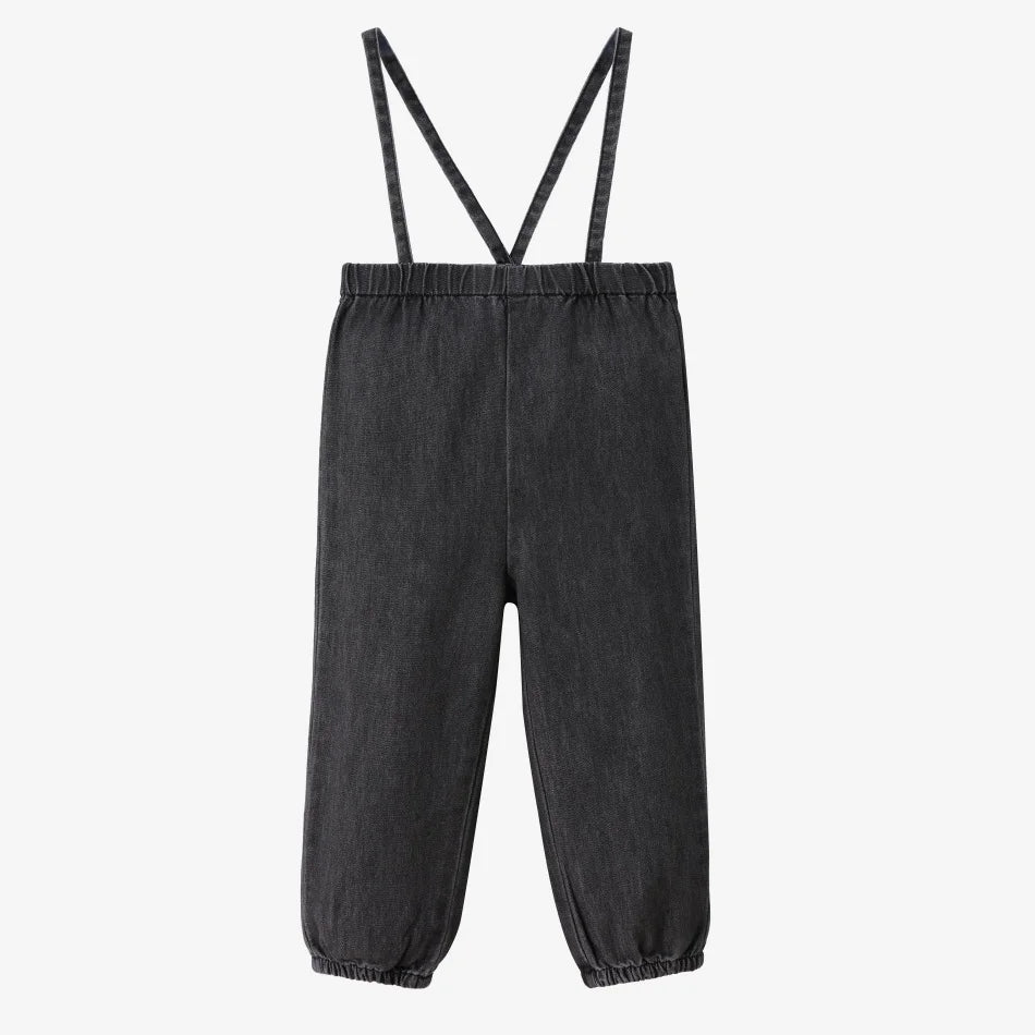 Clearance sale AS SS26 black denim collection 100% cotton high quality denim fabric kids family matching brother sister clothing
