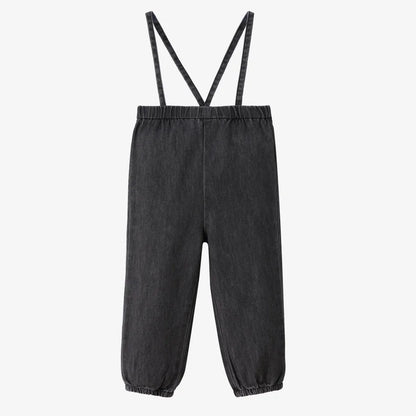 Clearance sale AS SS26 black denim collection 100% cotton high quality denim fabric kids family matching brother sister clothing