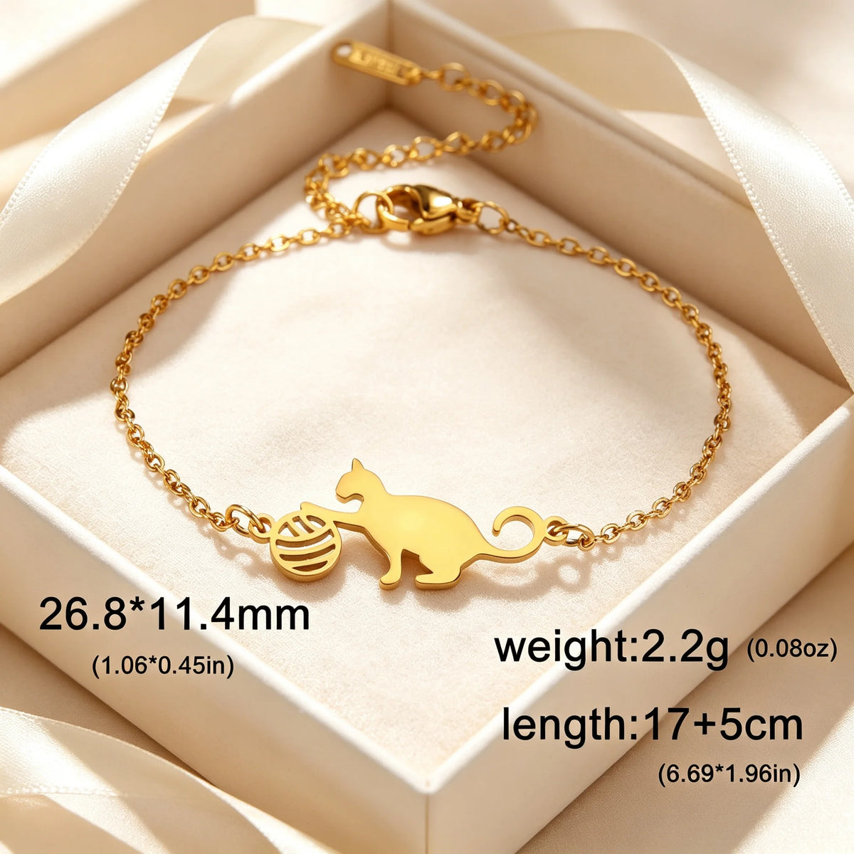 Cute Dachshund Dog Stainless Steel Bracelet for Women's Valentine's Day Commemorative Day Jewelry and Gift Wholesale