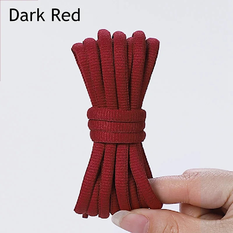 Oval Shoe laces Half Round Athletic ShoeLaces for Running Sneakers Laces Shoes Strings 33 Color Durable without fading Shoelace