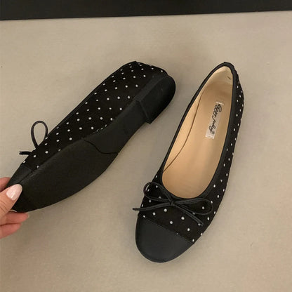 Bailamos Brand New Women Flats Fashion Shallow Ladies Casual Soft Mary Jane Shoes Outdoor Dress Flat Ballet Shoes Mujer