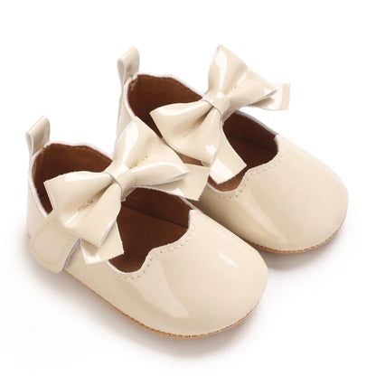 Infant Pre-Walker Shoes 0-1Year Baby Girls Princess Sandals Bowknot Soft Sole Elegant Formal Walking Shoes