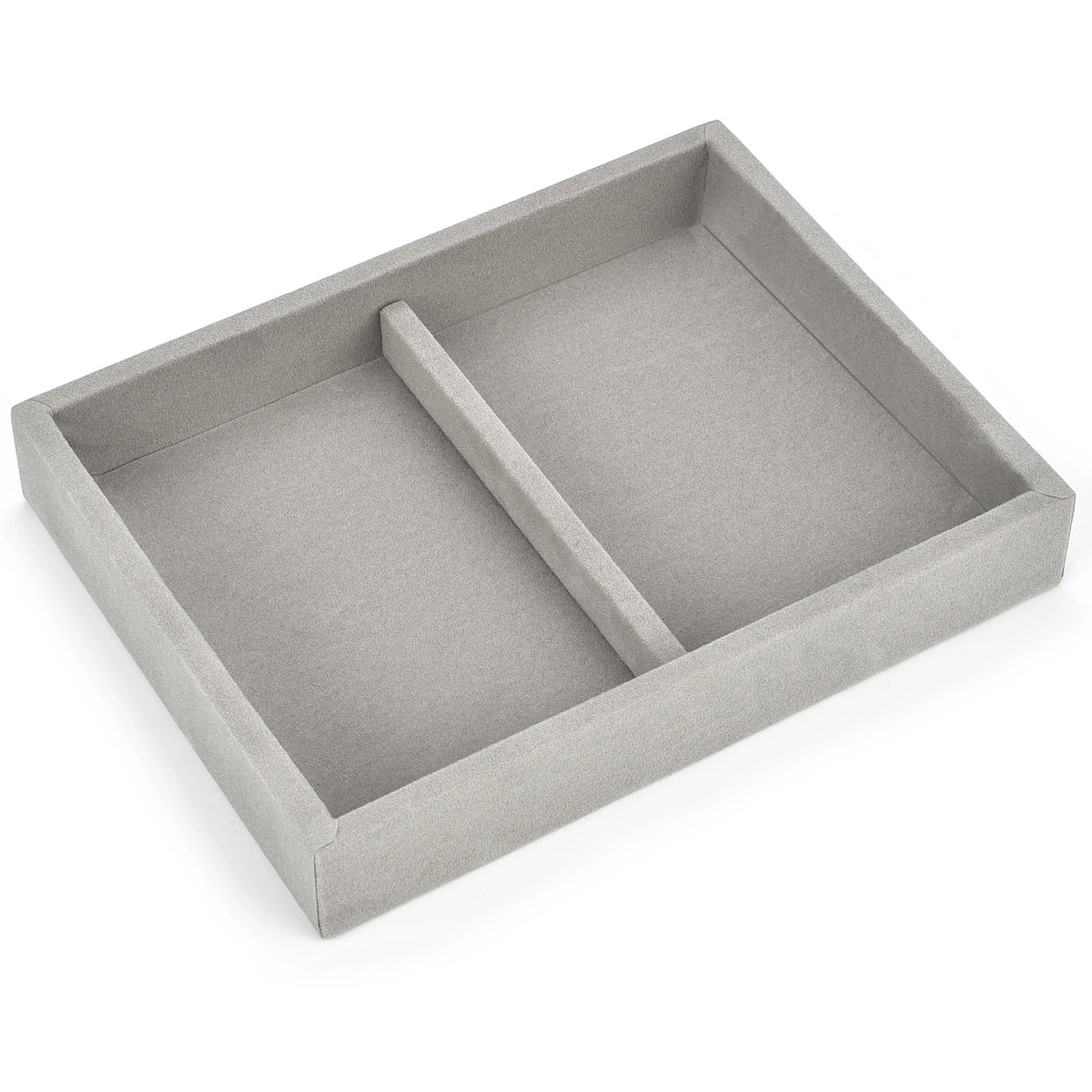 Soft Velvet Stackable Jewelry Tray Case Jewelry Display Storage Showcase Portable Ring Earring Necklace Organizer Jewelry Holder